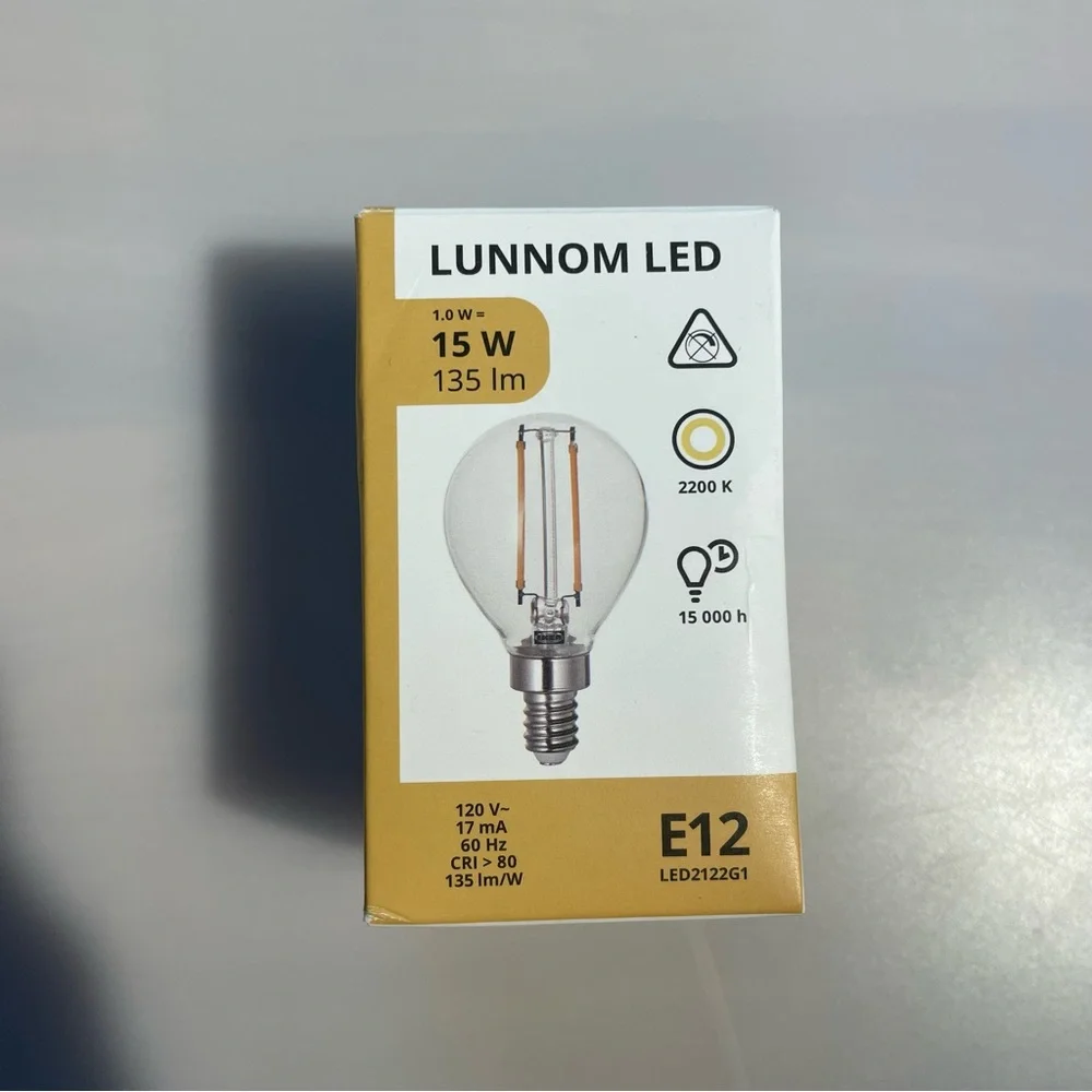 IKEA LUNNOM LED Bulbs - set of 6 across three sizes - item “last chance to buy”